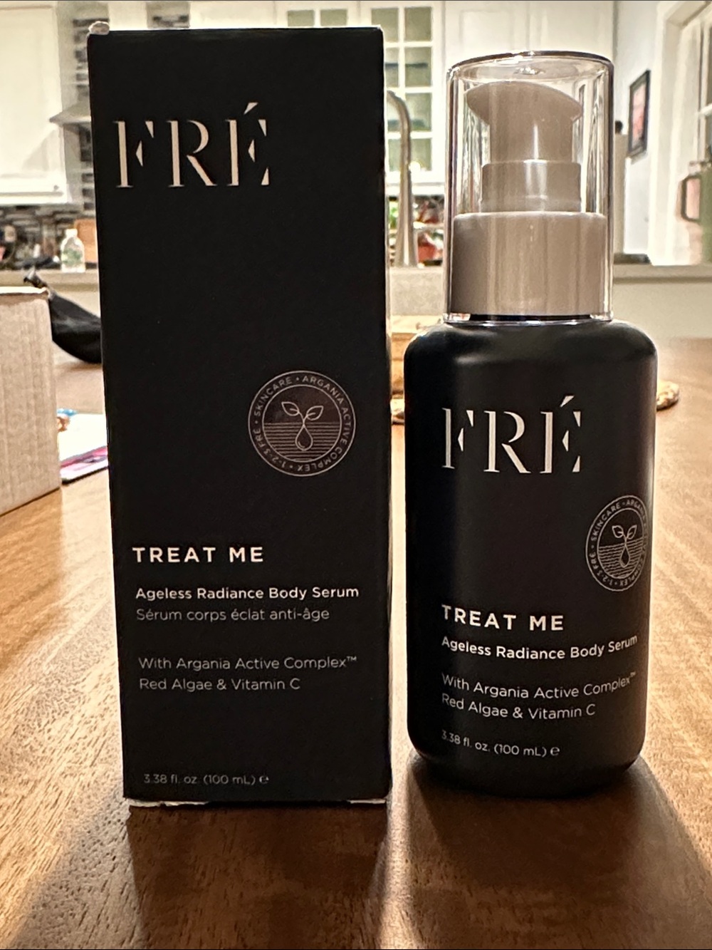 BNIB Fre Treat Me Ageless Radiance Body Serum 100ml